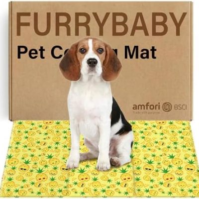 Furrybaby Dog Cooling Mat Pineapple